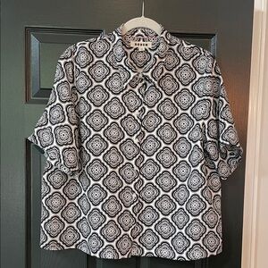 SUMMER SALE Boden Linen Boxy Top